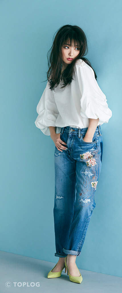 刺繍デニム